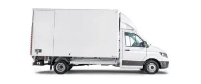 Afbeeldingen van MAN TGE Citybox en laadlift (22m³)